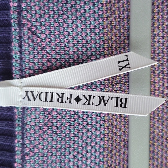 🦋 Long Open Front Intarsia Moth/Butterfly Sweater - Picture 5 of 10